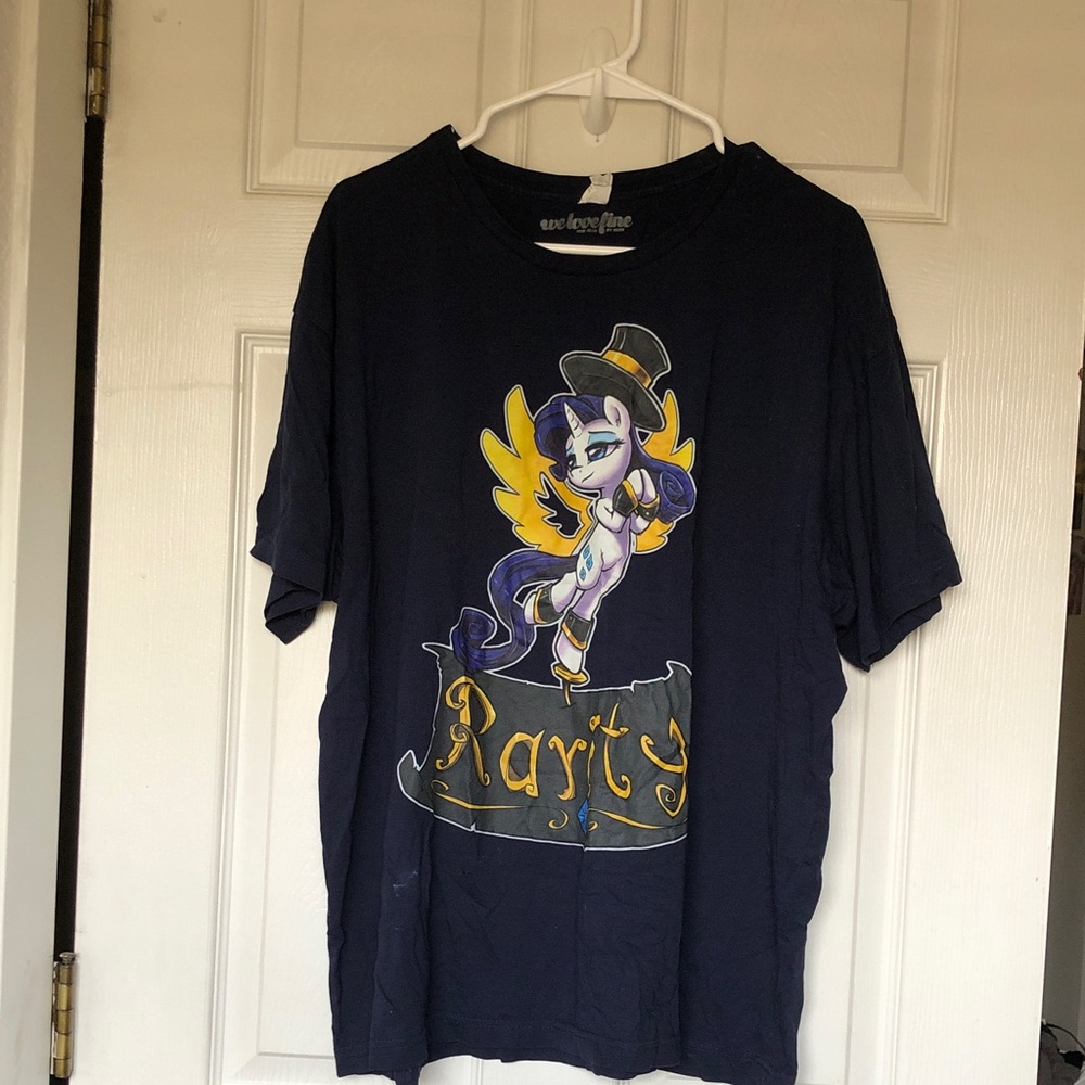 My Little Pony We Love Fine Rarity Unicorn Magician Women’s XL Tshirt